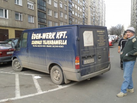 Köszönet a fuvarózónak